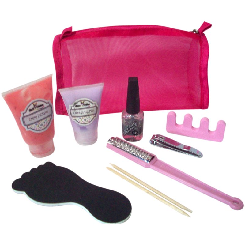 Necessaire com Kit Manicure