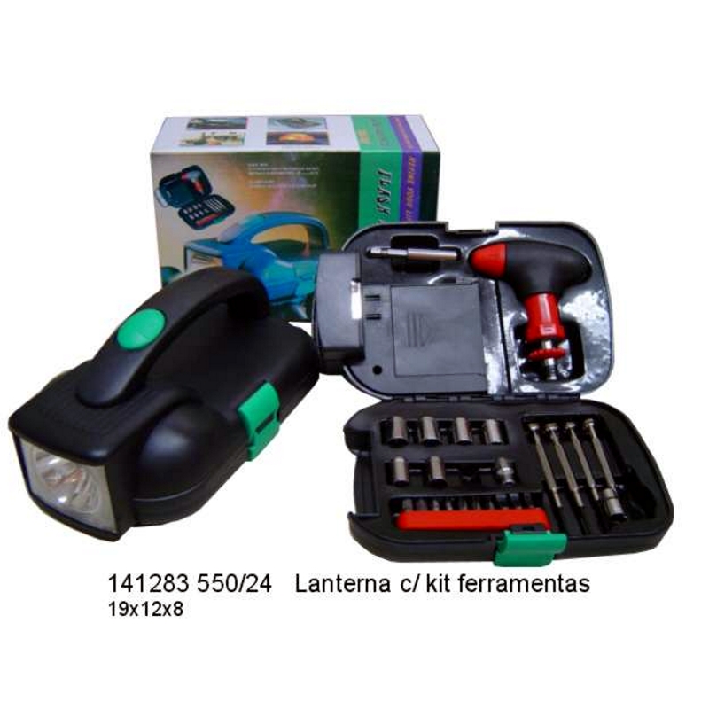 Kit Ferramentas com Lanterna